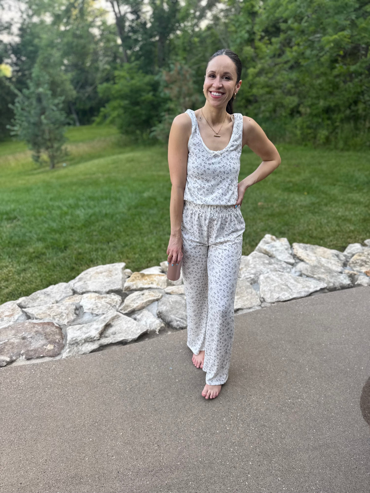 Floral Printed Lounge Pants