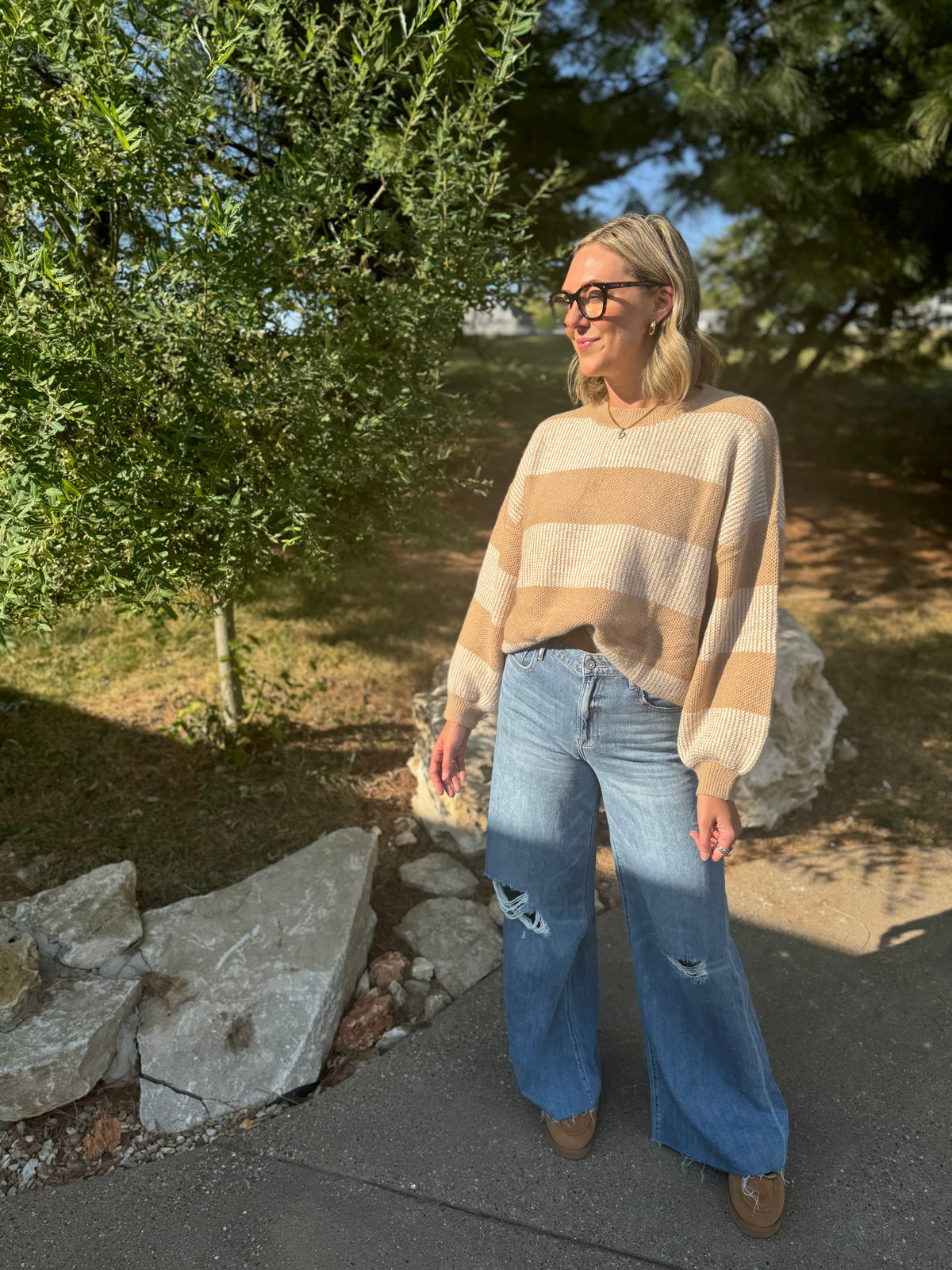 Nori High Rise Oversized Wide Leg