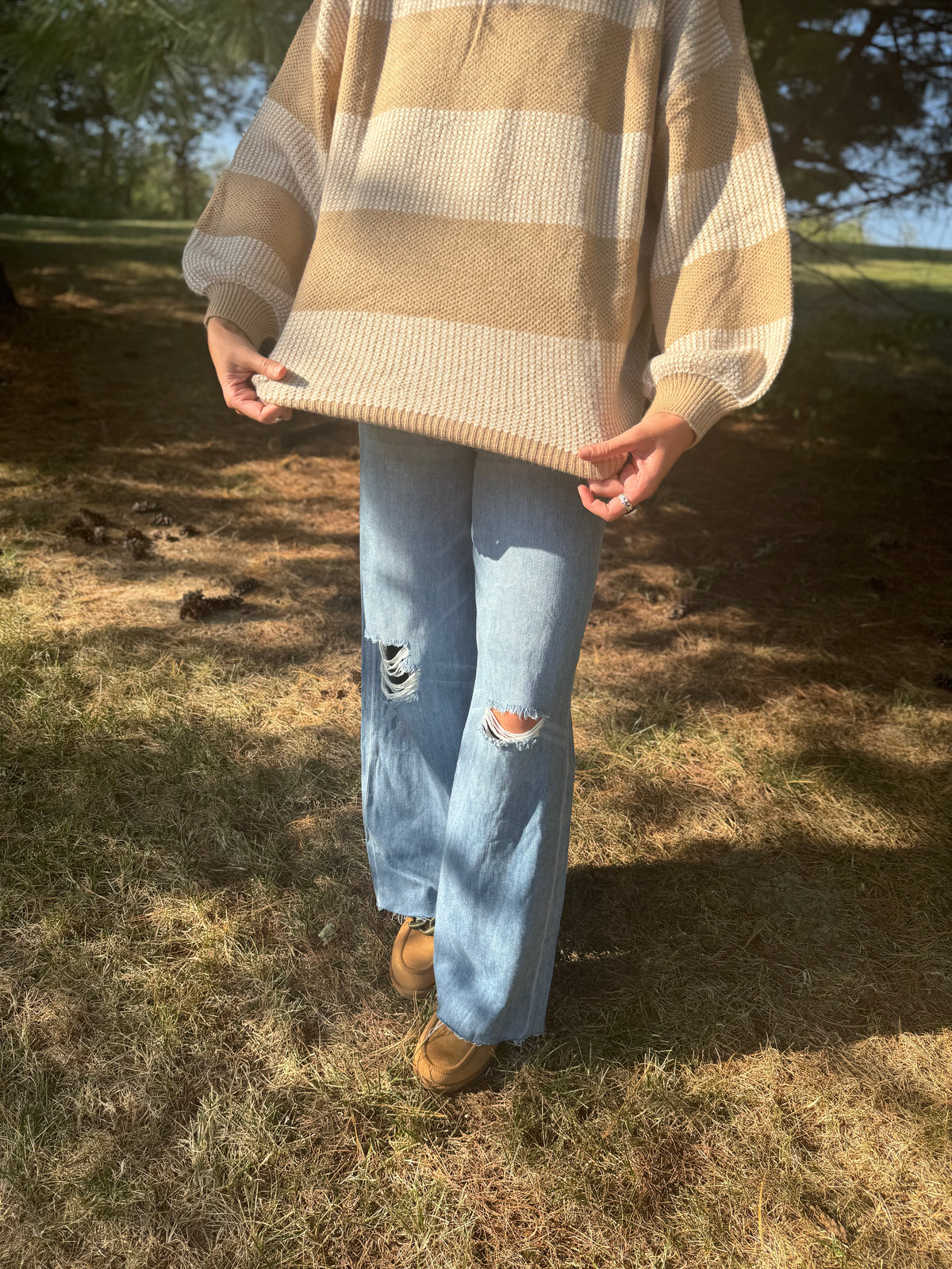 Nori High Rise Oversized Wide Leg