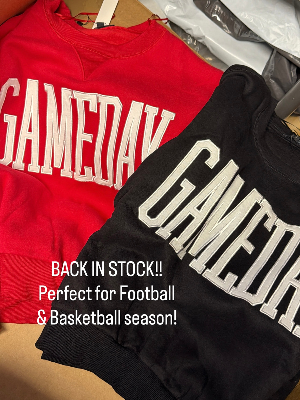 GAMEDAY Crewneck Red