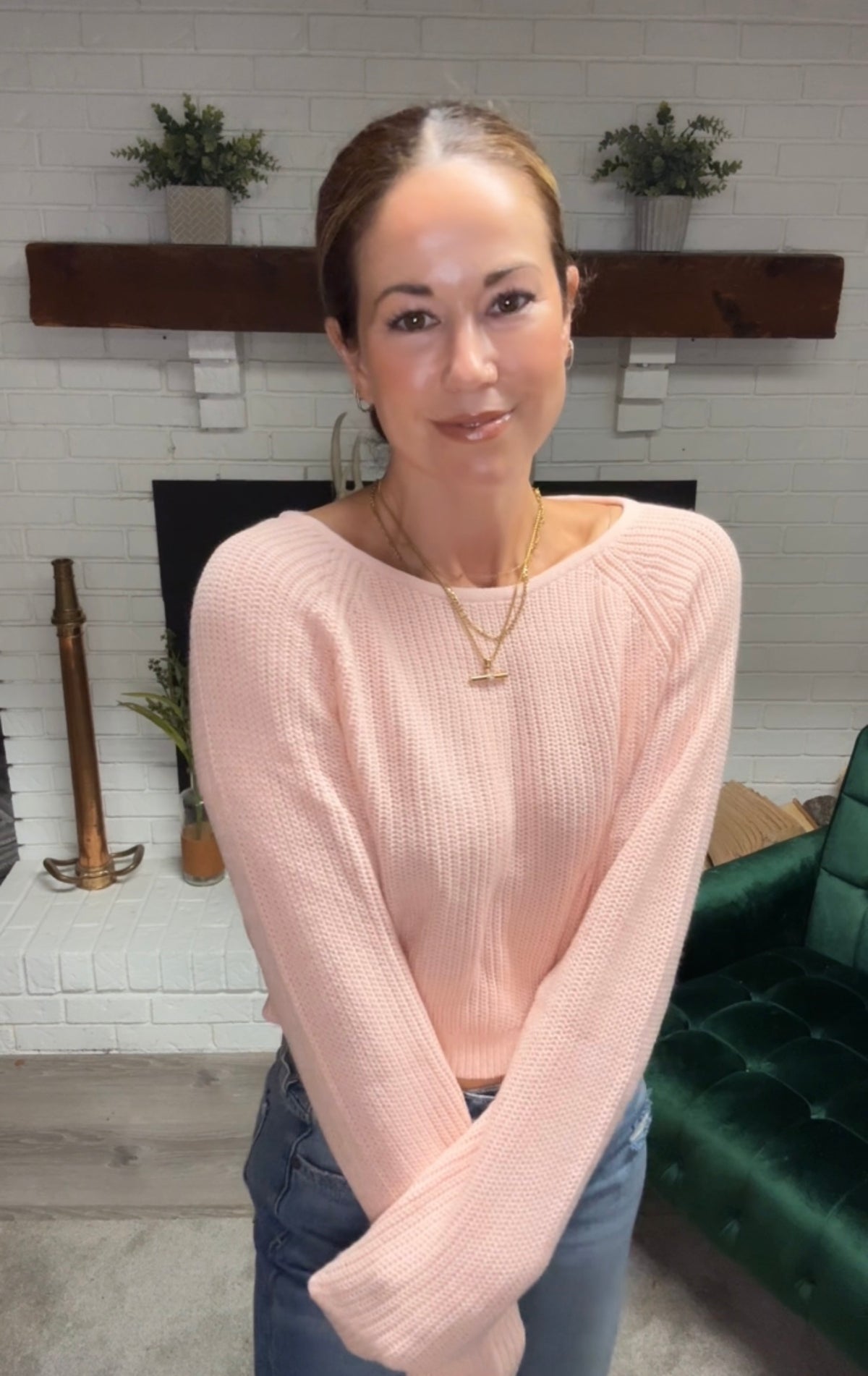 Billabong Pink Sun Out Sweater