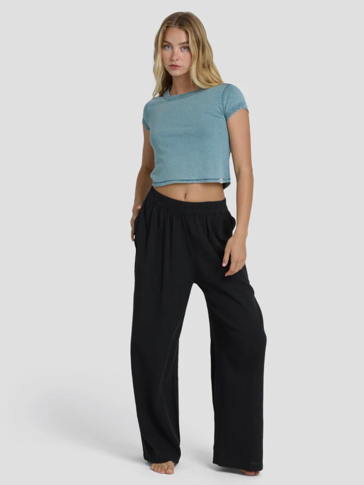 Billabong Follow Me Pant in Black Sands