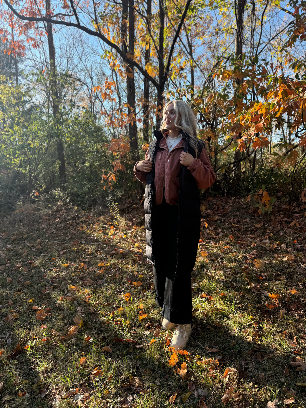 Brick Loose Fit Fleece Jacket