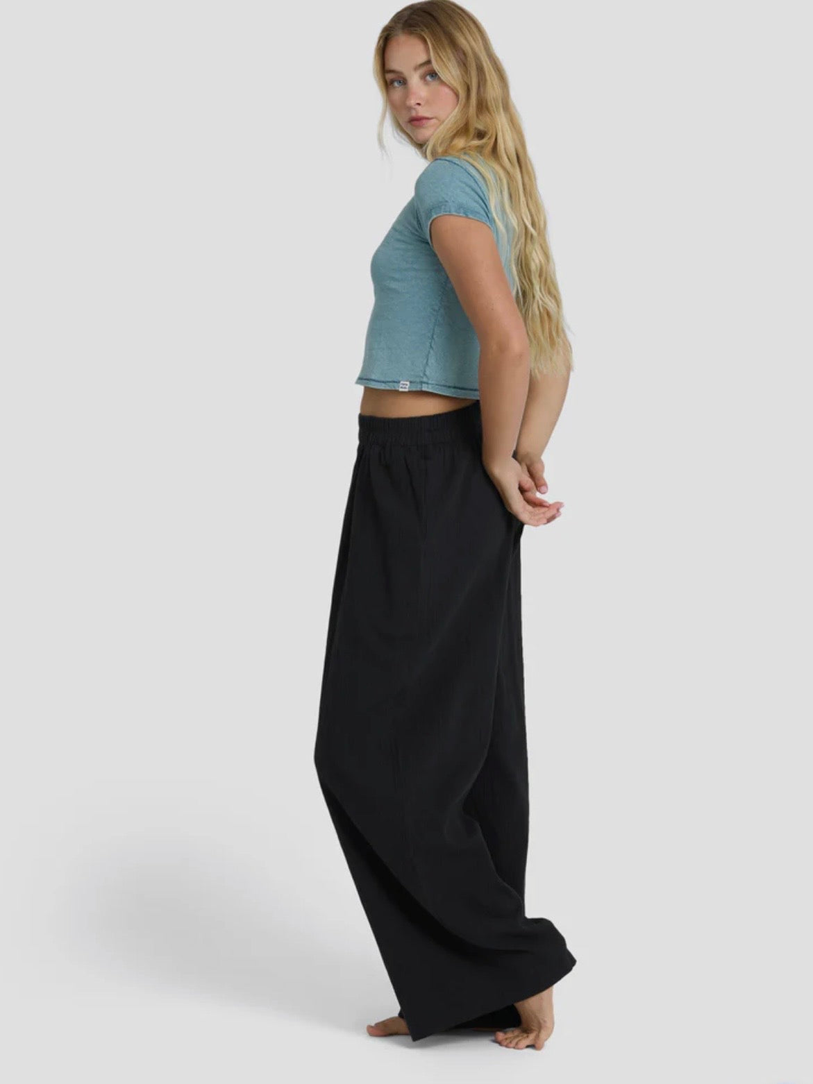 Billabong Follow Me Pant in Black Sands