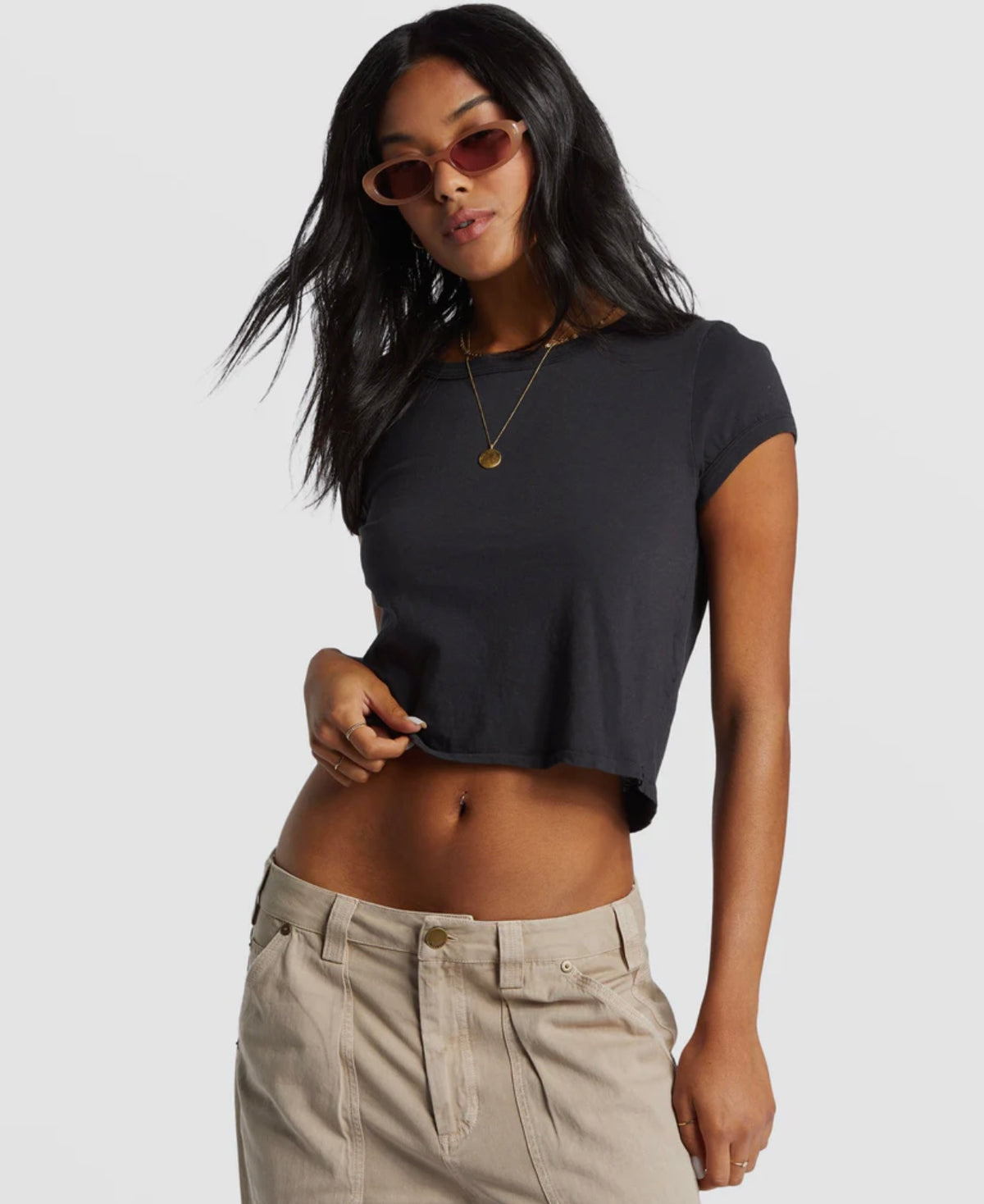 Daily Tee Knit - Black Sands