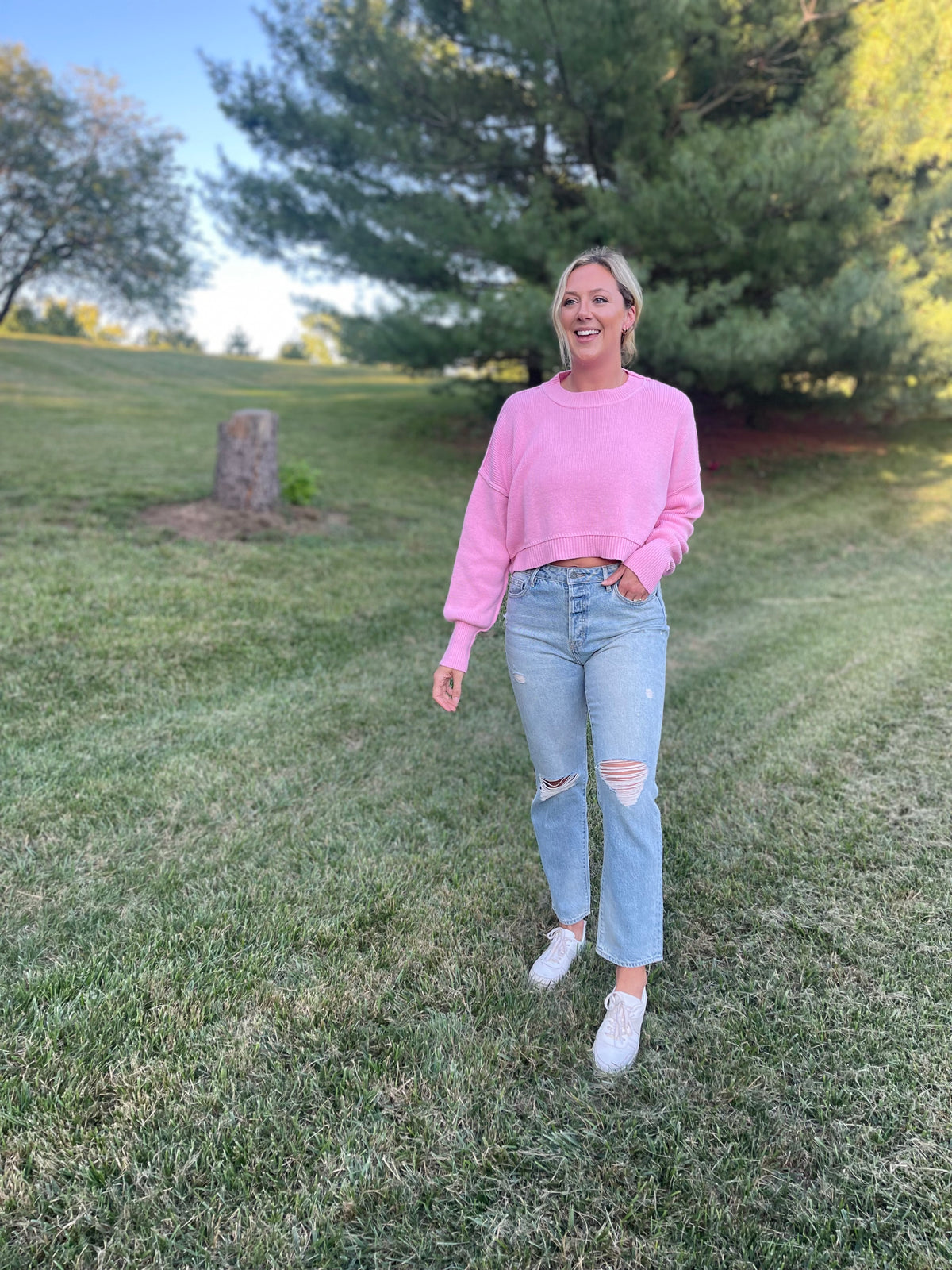 Tracey High Rise Straight Jeans