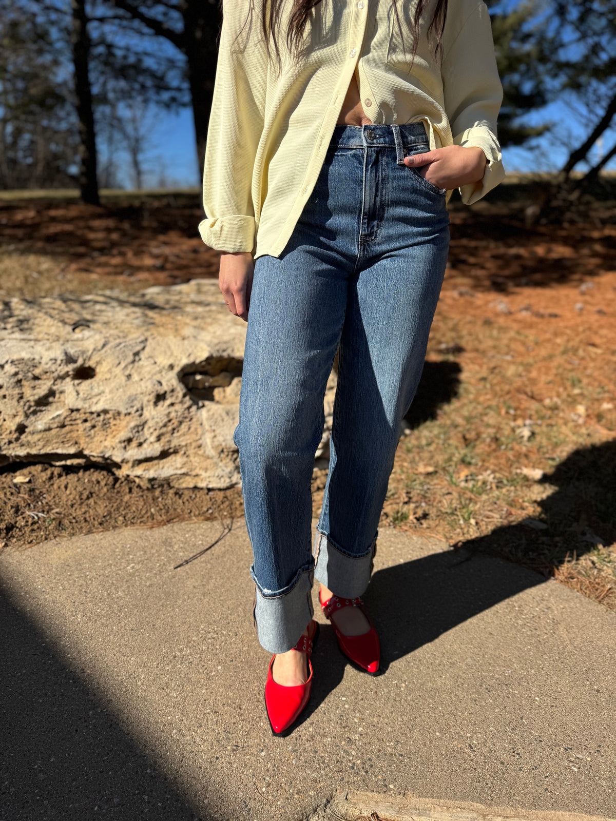 Eastside Loose Fit Wide Leg Jean