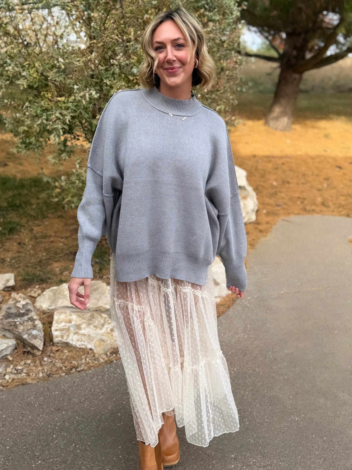 Everyone's Favorite Sweater Grey