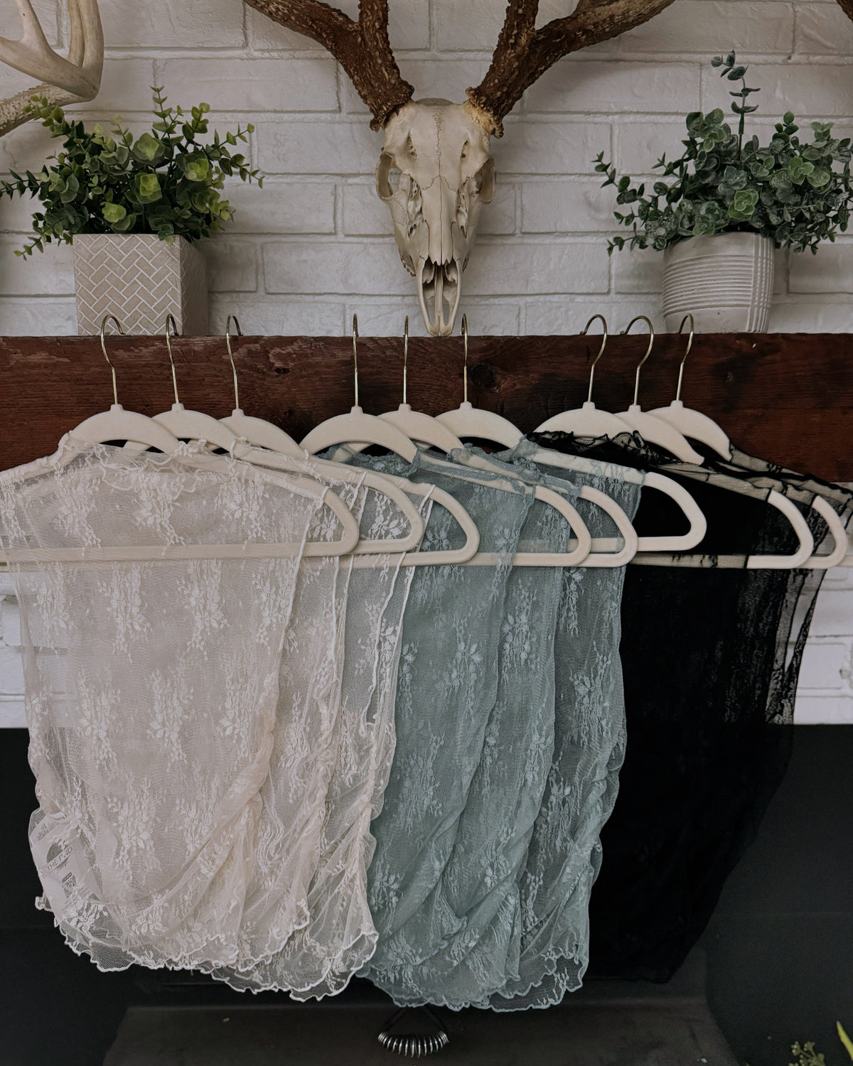 Cream Sleeveless Lace Top