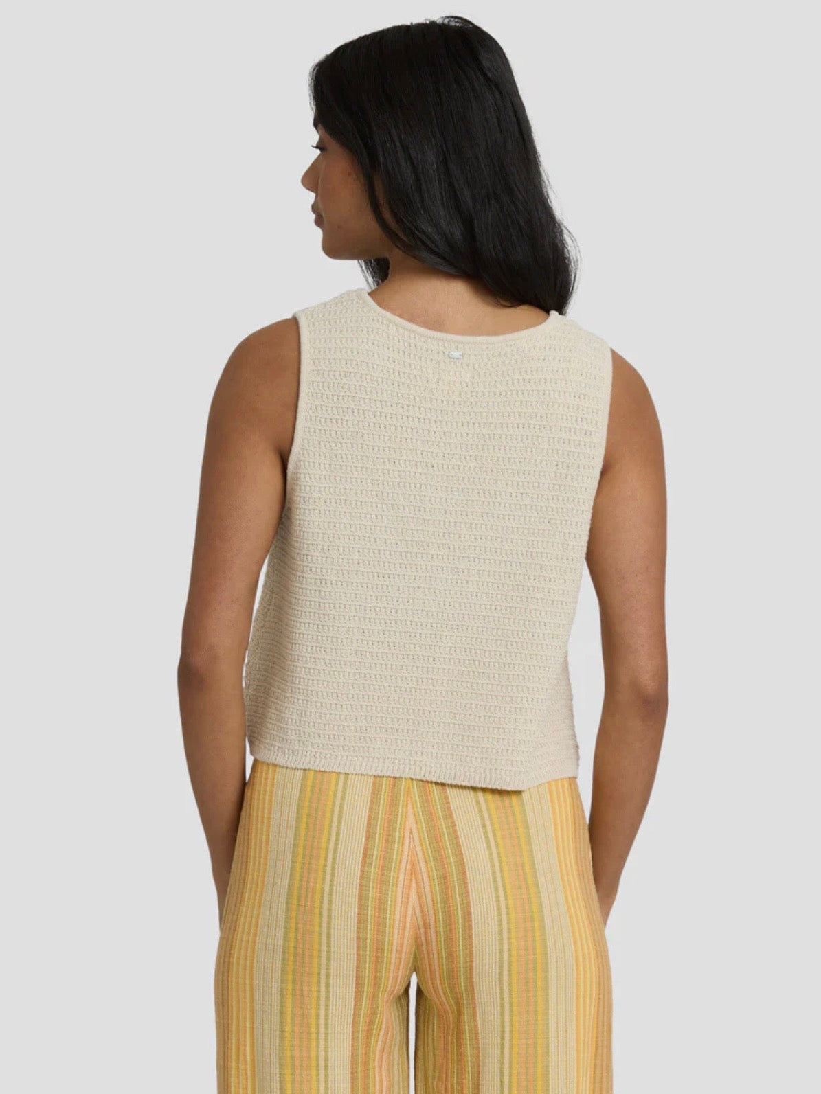 Need Now Sweater Tank - White Cap