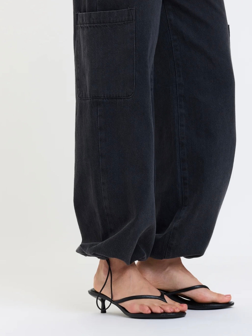 Mirage Mid-Rise Cargo Harem Pant - Eclipse