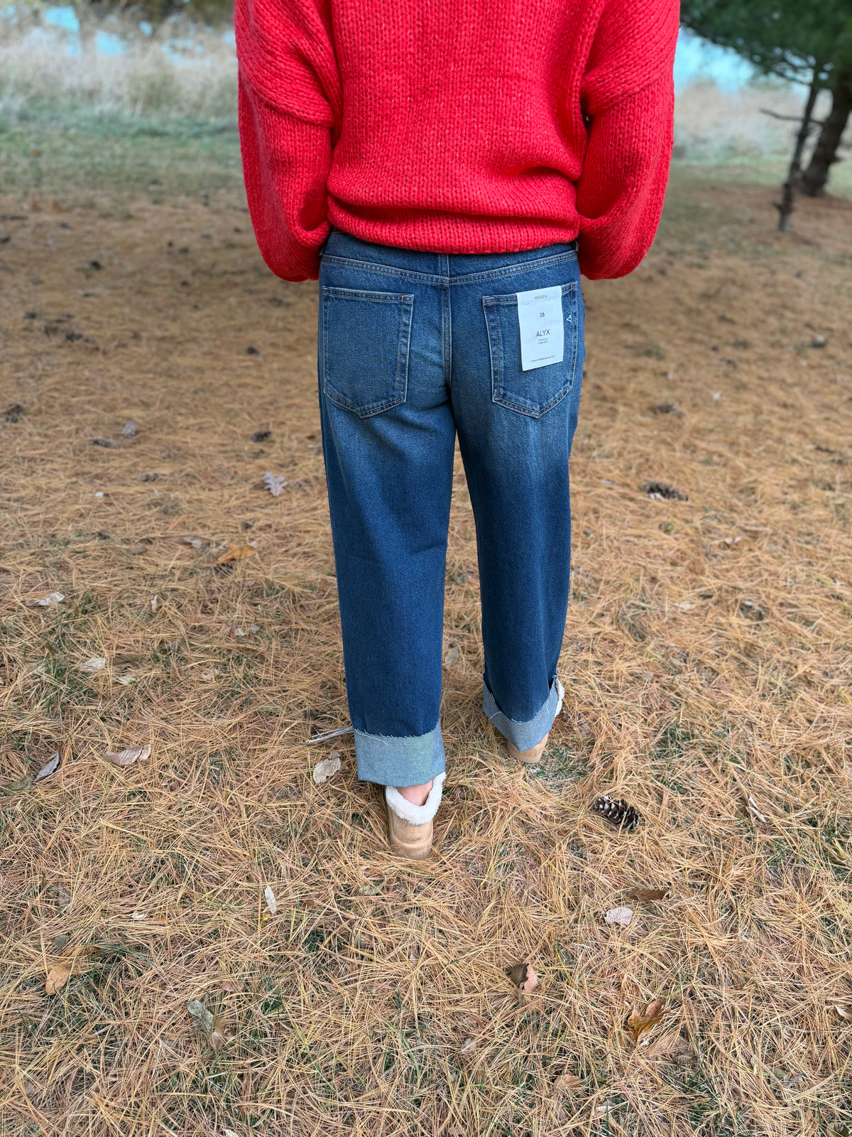 Alyx Oversized Crossover Waistband Baggy Jean