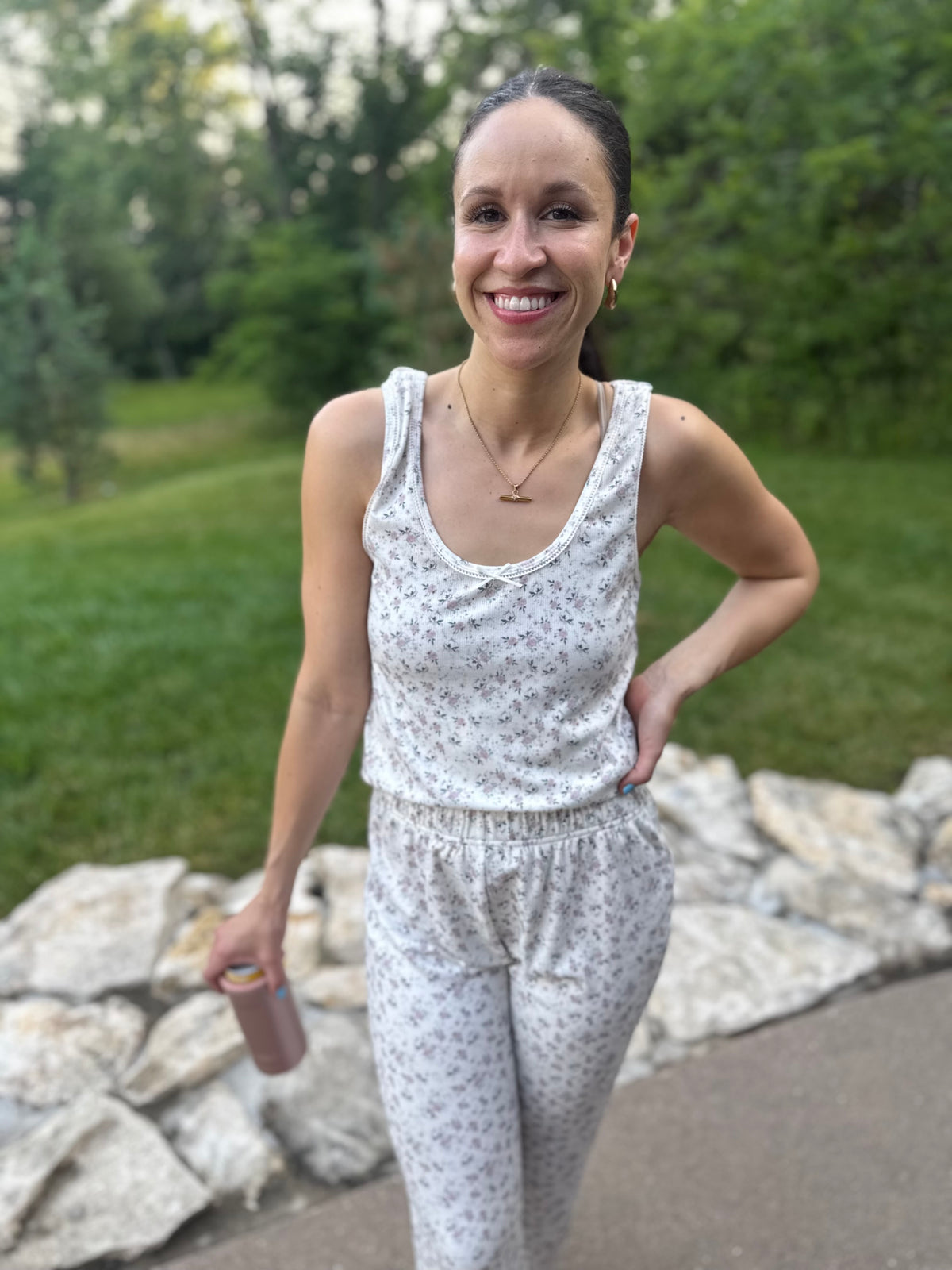 Floral Printed Lounge Pants