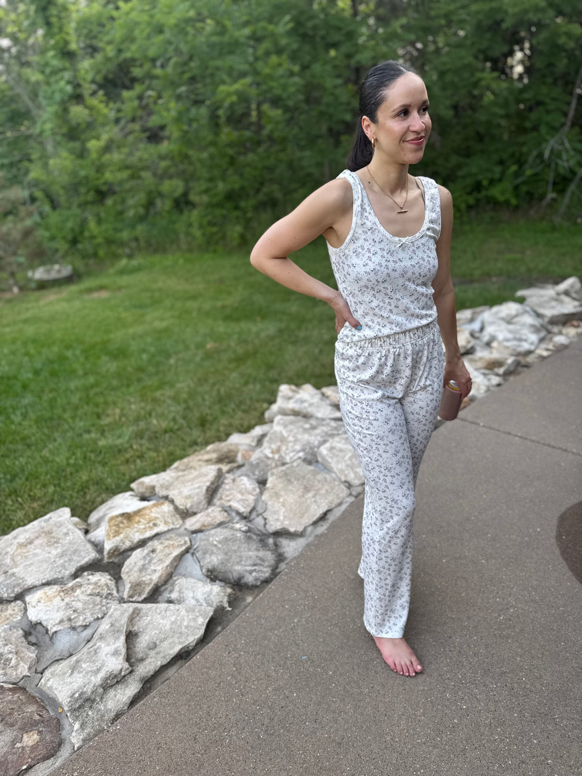 Floral Printed Lounge Pants
