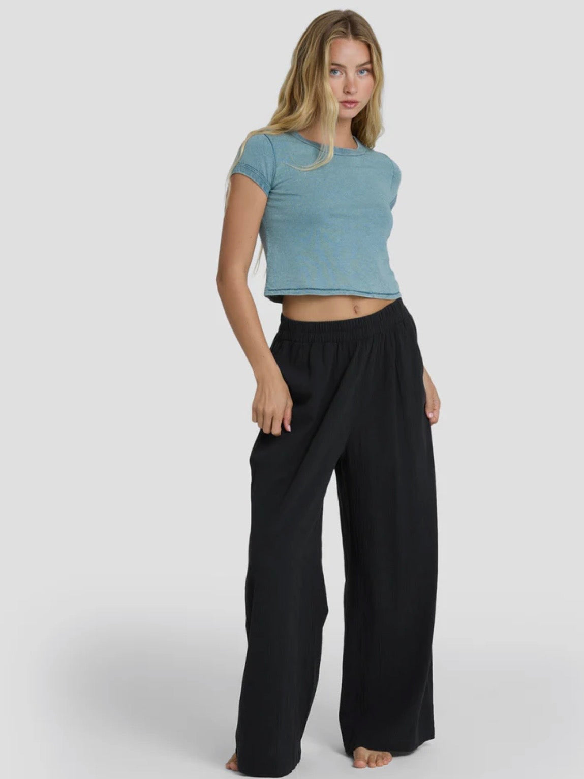 Billabong Follow Me Pant in Black Sands