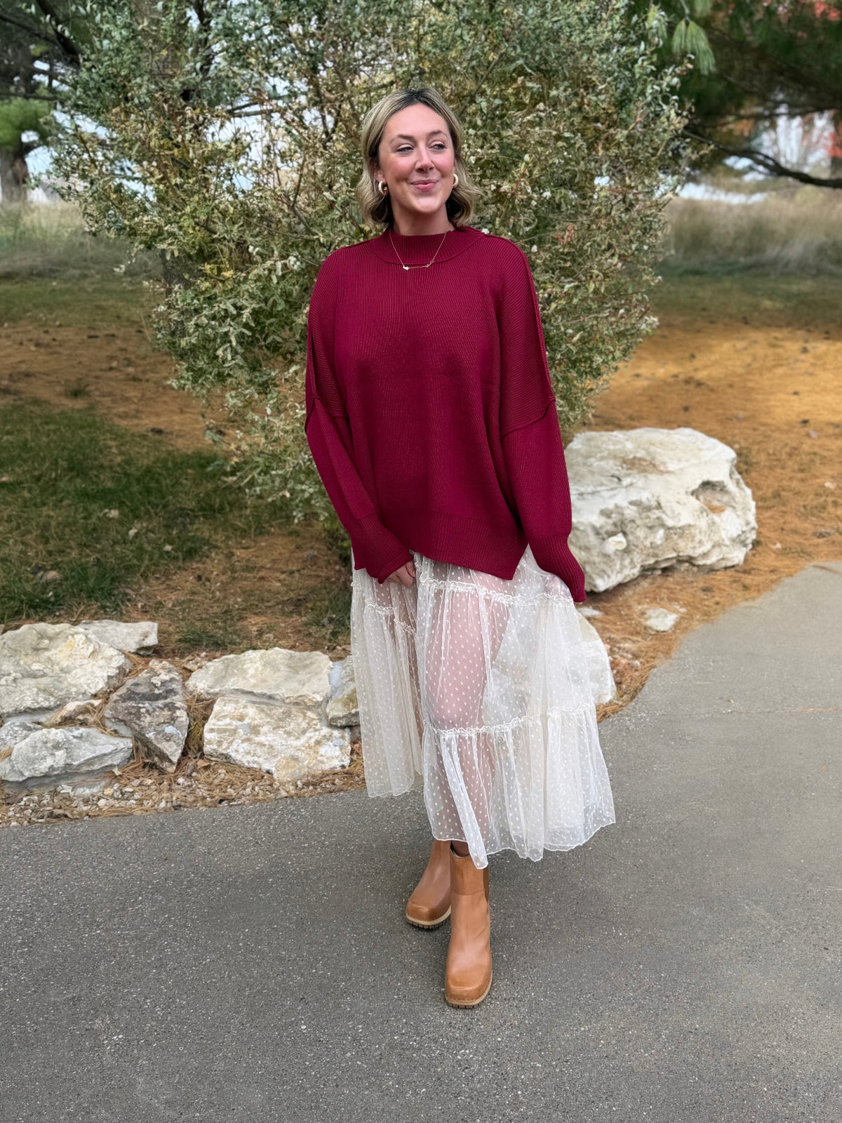 Everyone's Favorite Sweater Cabernet