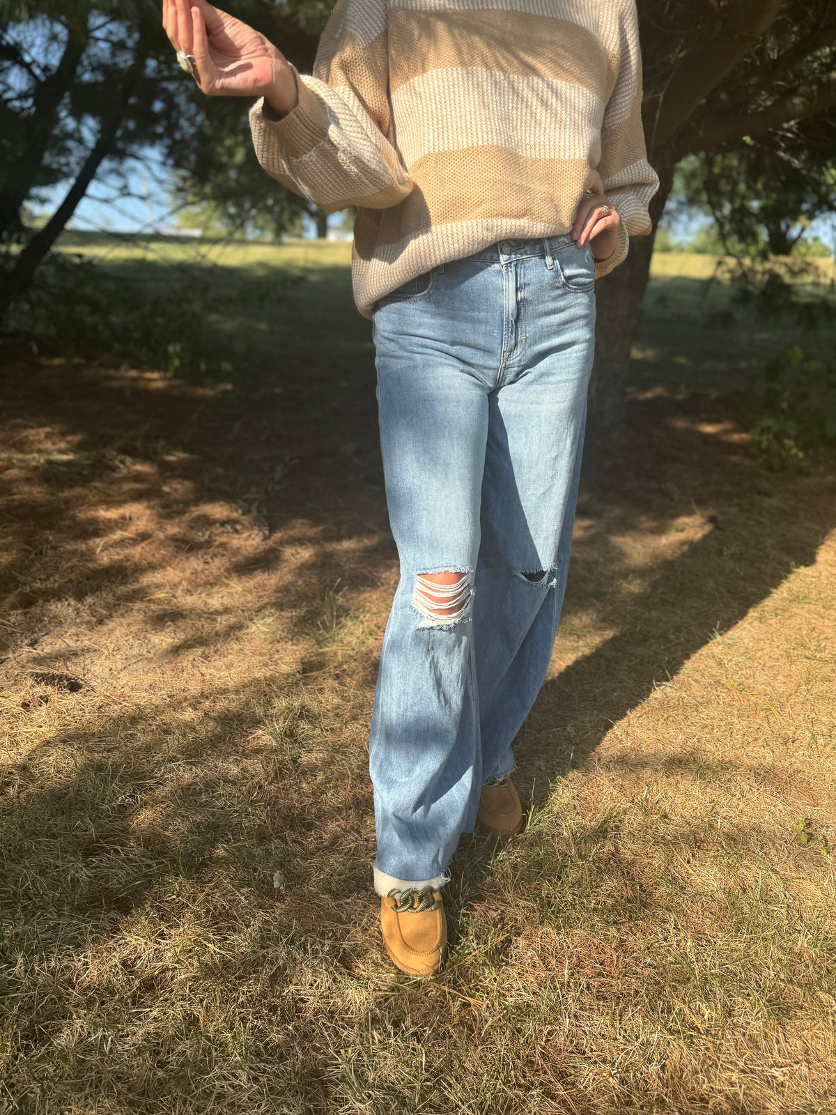 Nori High Rise Oversized Wide Leg