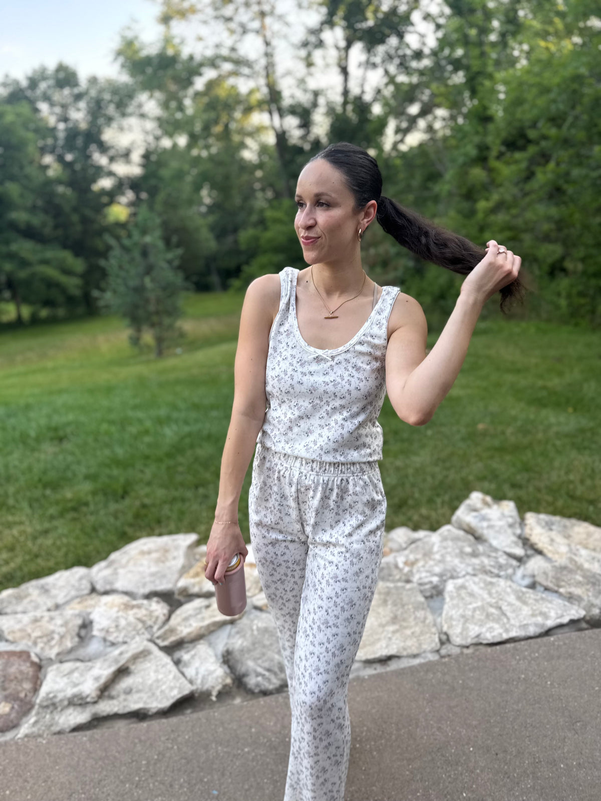 Floral Printed Lounge Pants