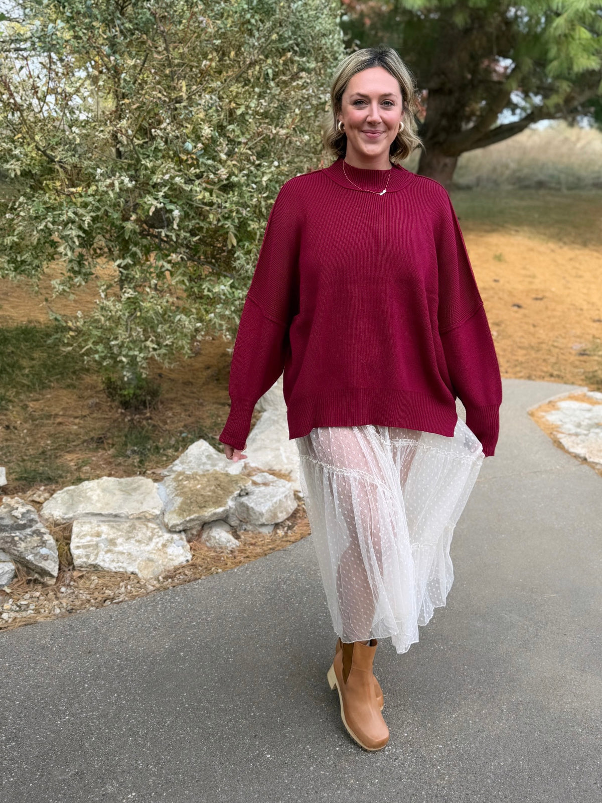 Everyone's Favorite Sweater Cabernet