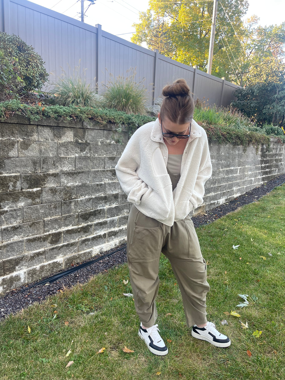 Olive Loose Fit Onesie