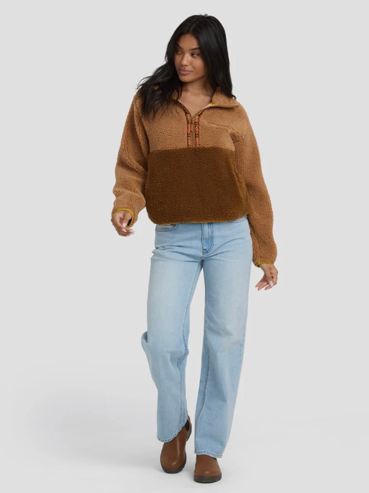 Horizon Mock Neck Half Zip Fleece