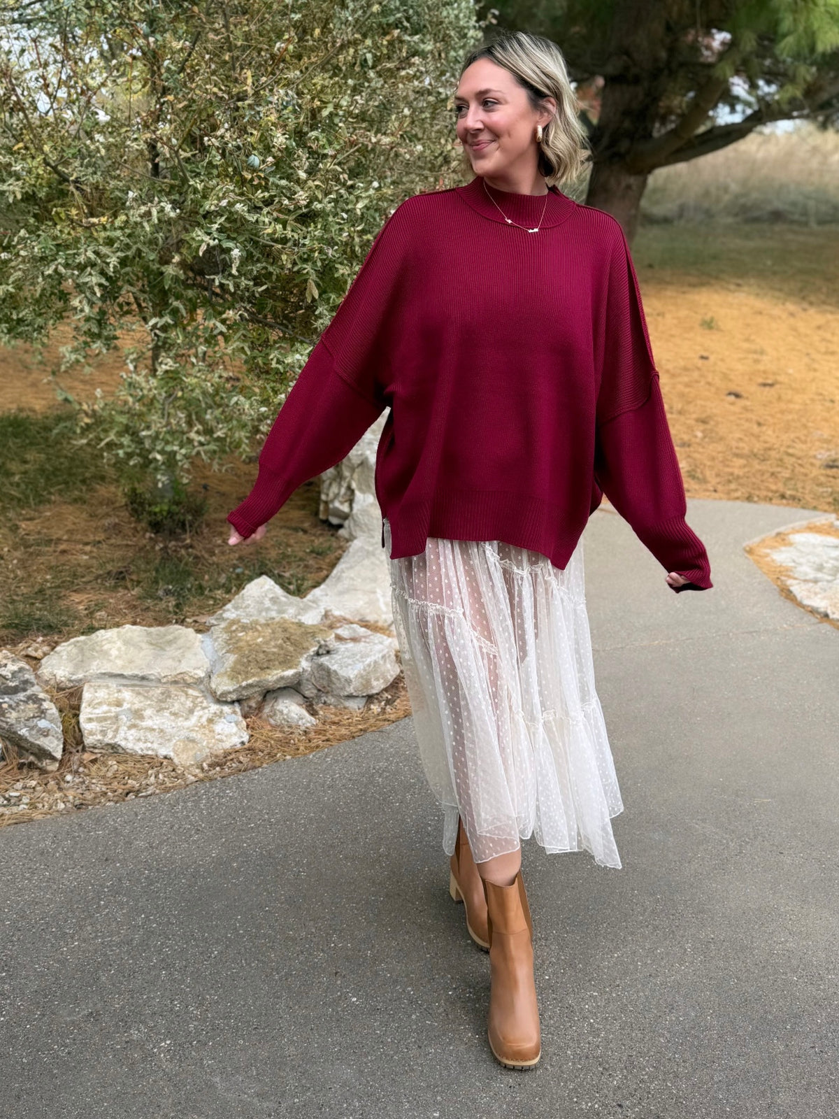 Everyone's Favorite Sweater Cabernet