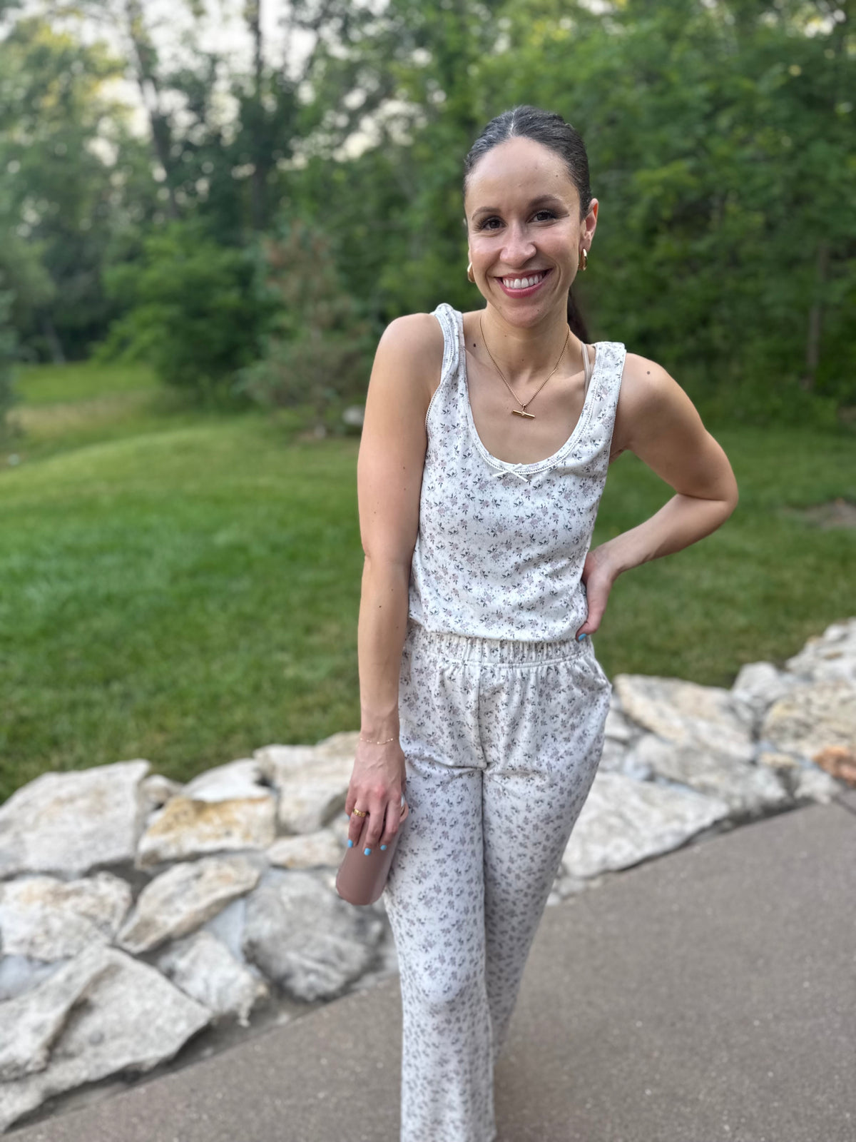 Floral Printed Lounge Pants