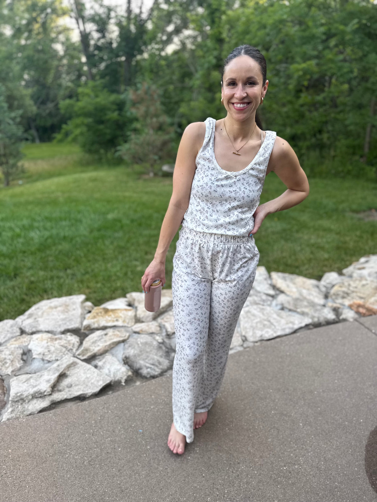 Floral Printed Lounge Pants