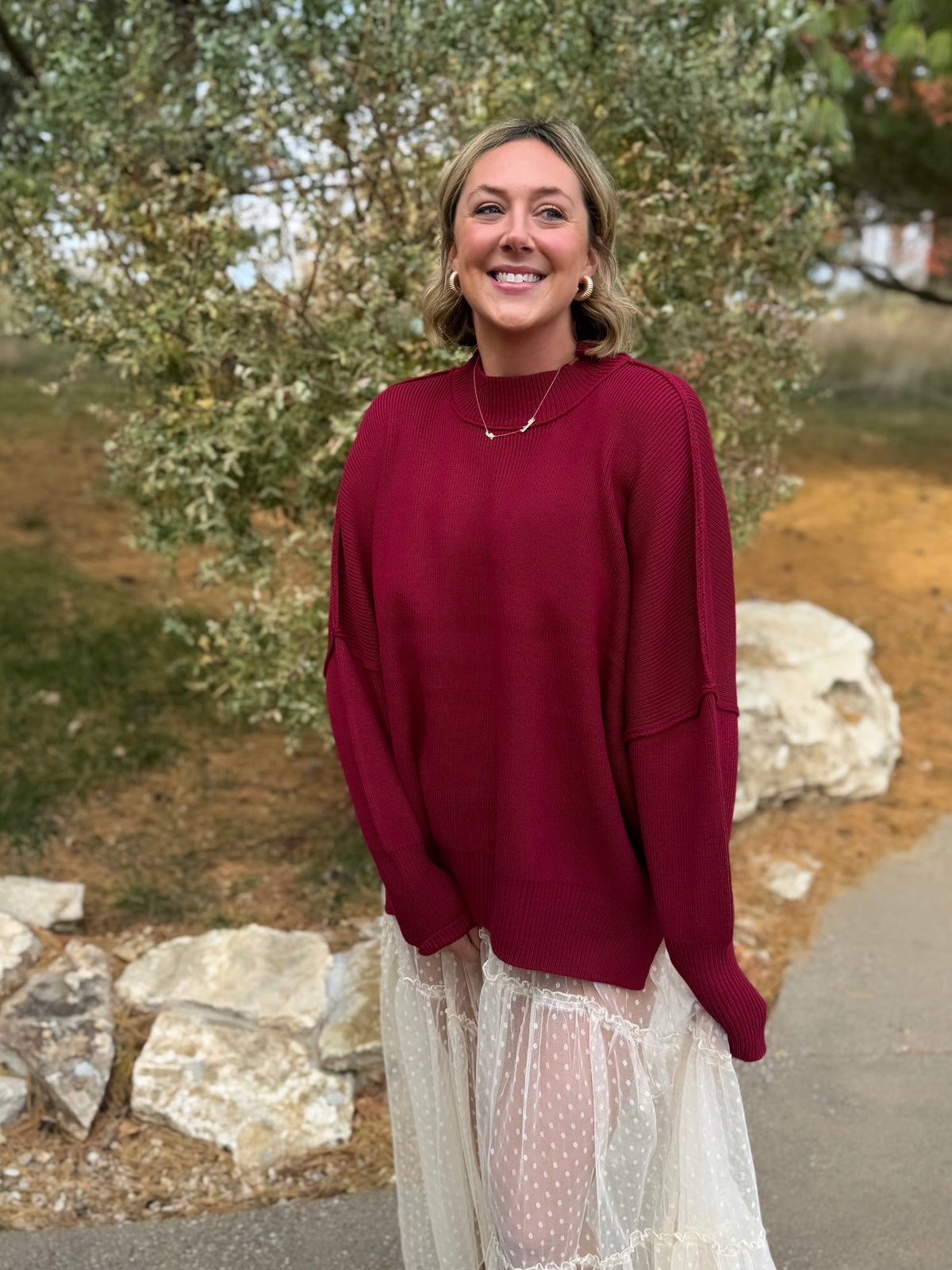 Everyone's Favorite Sweater Cabernet