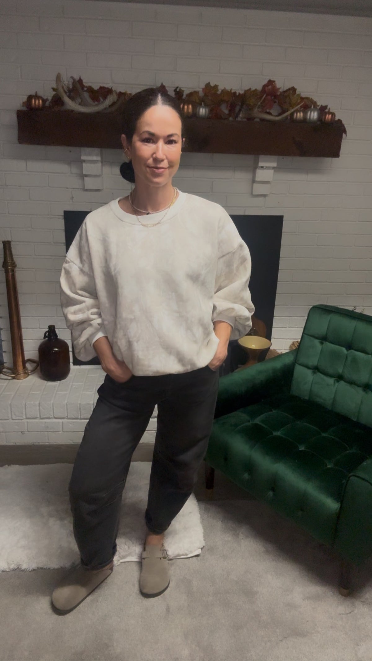 Woodland Camo Crewneck Sweatshirt