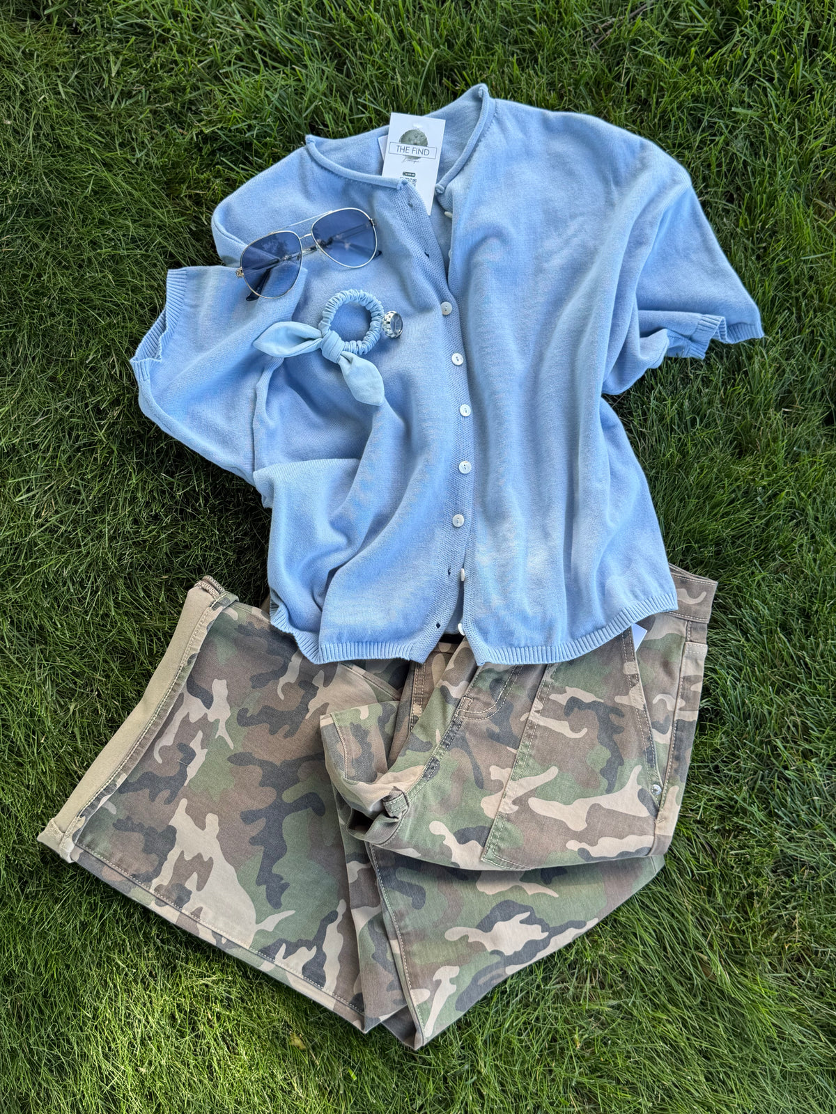 Daze Far Out High Rise Denim in Hideaway Camo