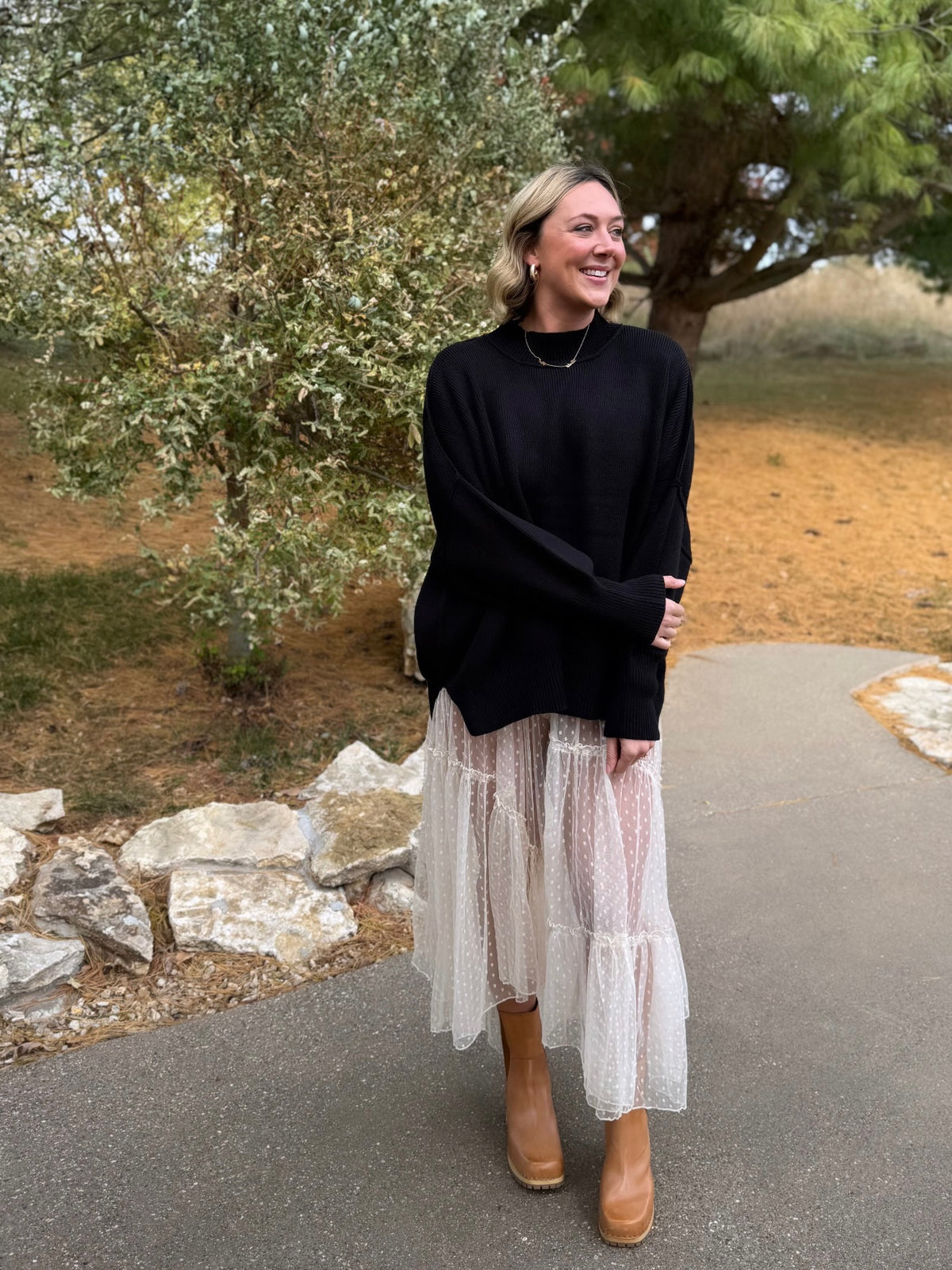 Chase The Night Lace Skirt