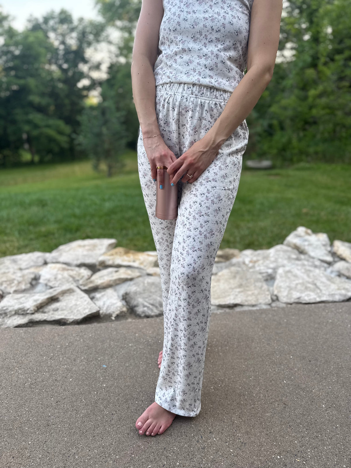 Floral Printed Lounge Pants