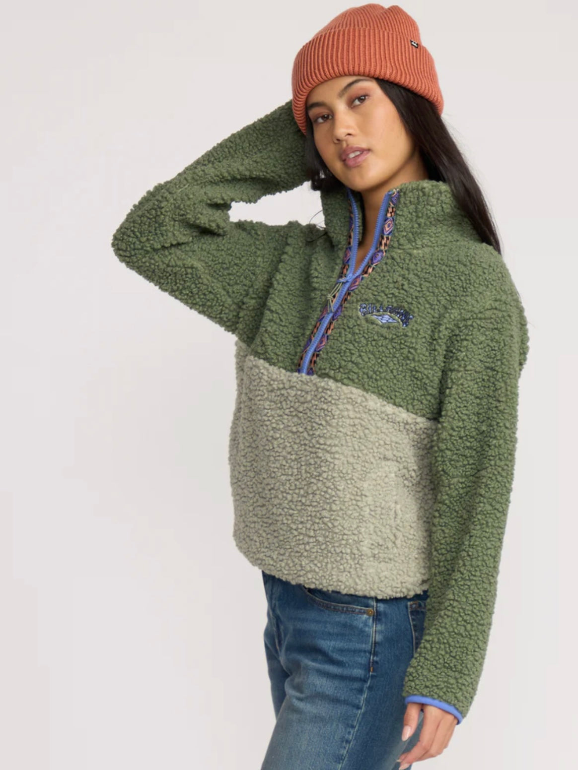 Horizon Mock Neck Half Zip Sweatshirt