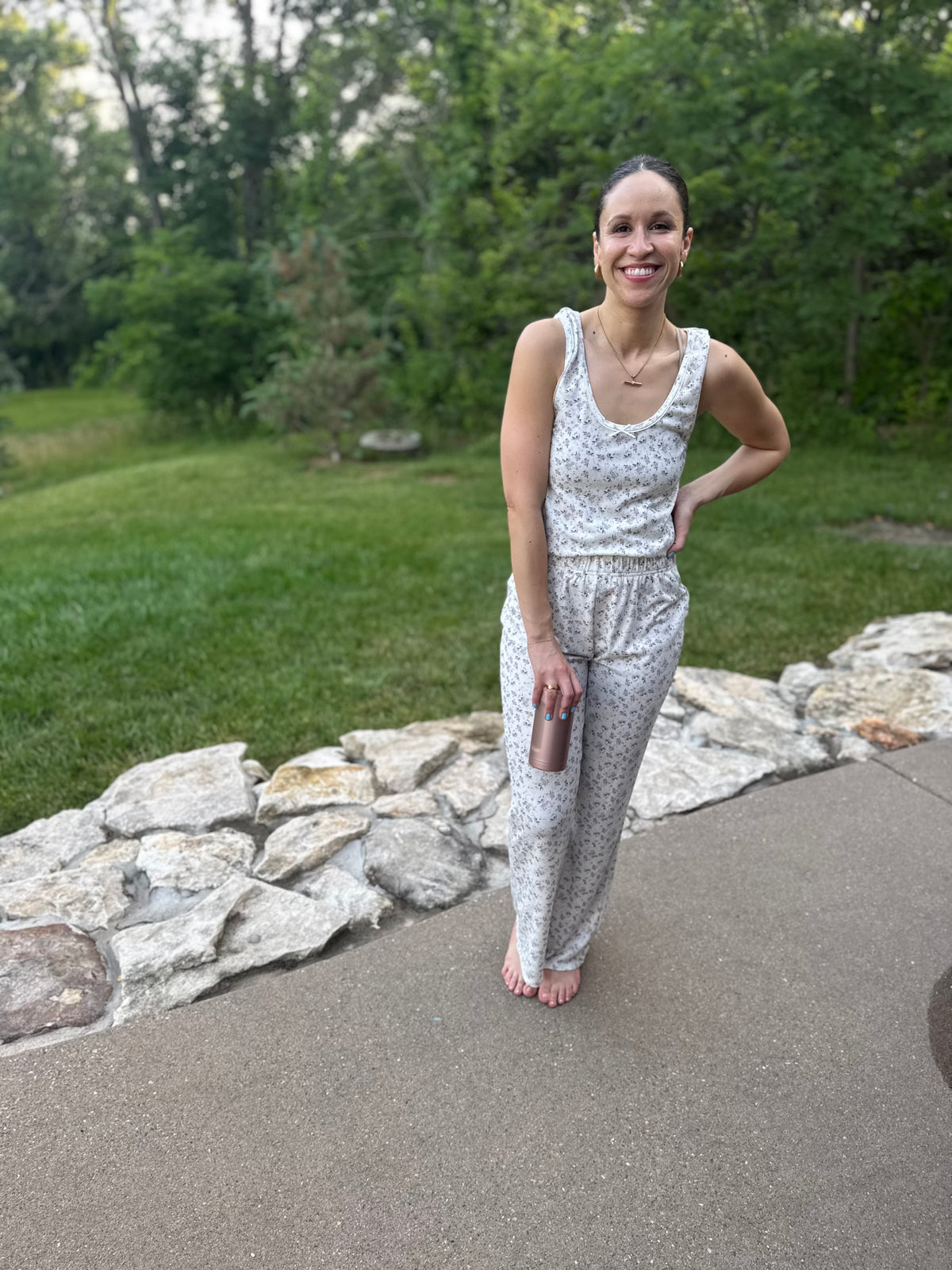 Floral Printed Lounge Pants