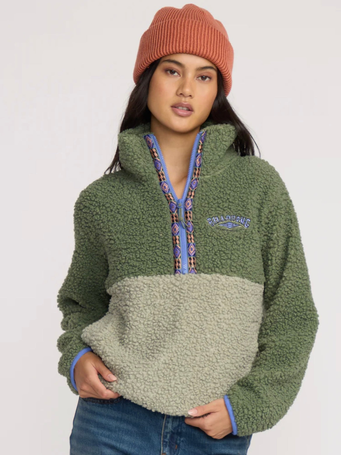 Horizon Mock Neck Half Zip Sweatshirt