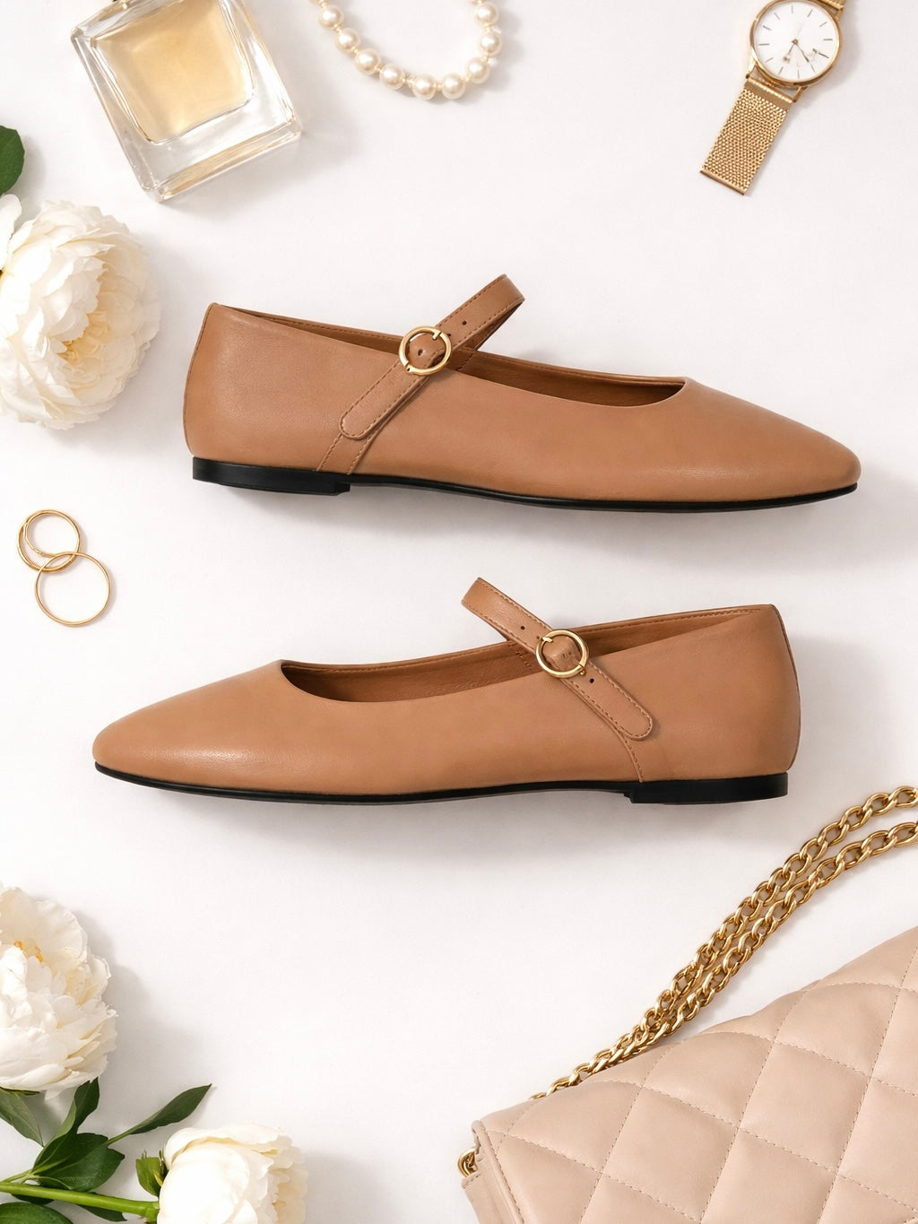 Annabelle Ballet Flat in Camel
