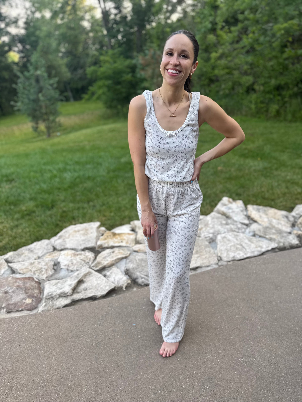 Floral Printed Lounge Pants