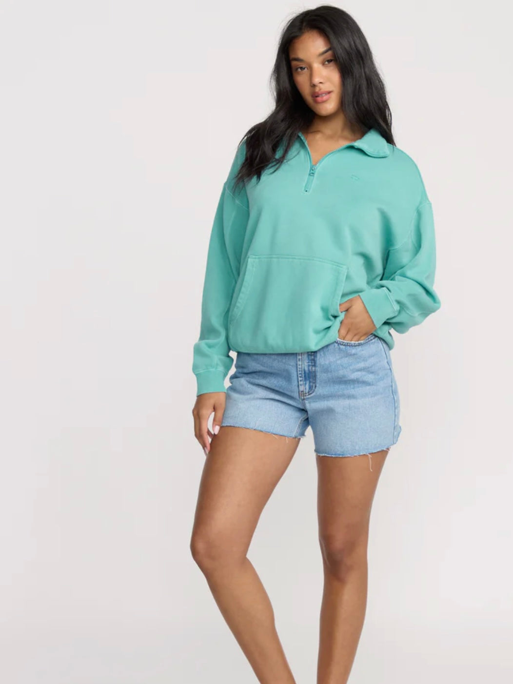Hula Half Zip Sweatshirt