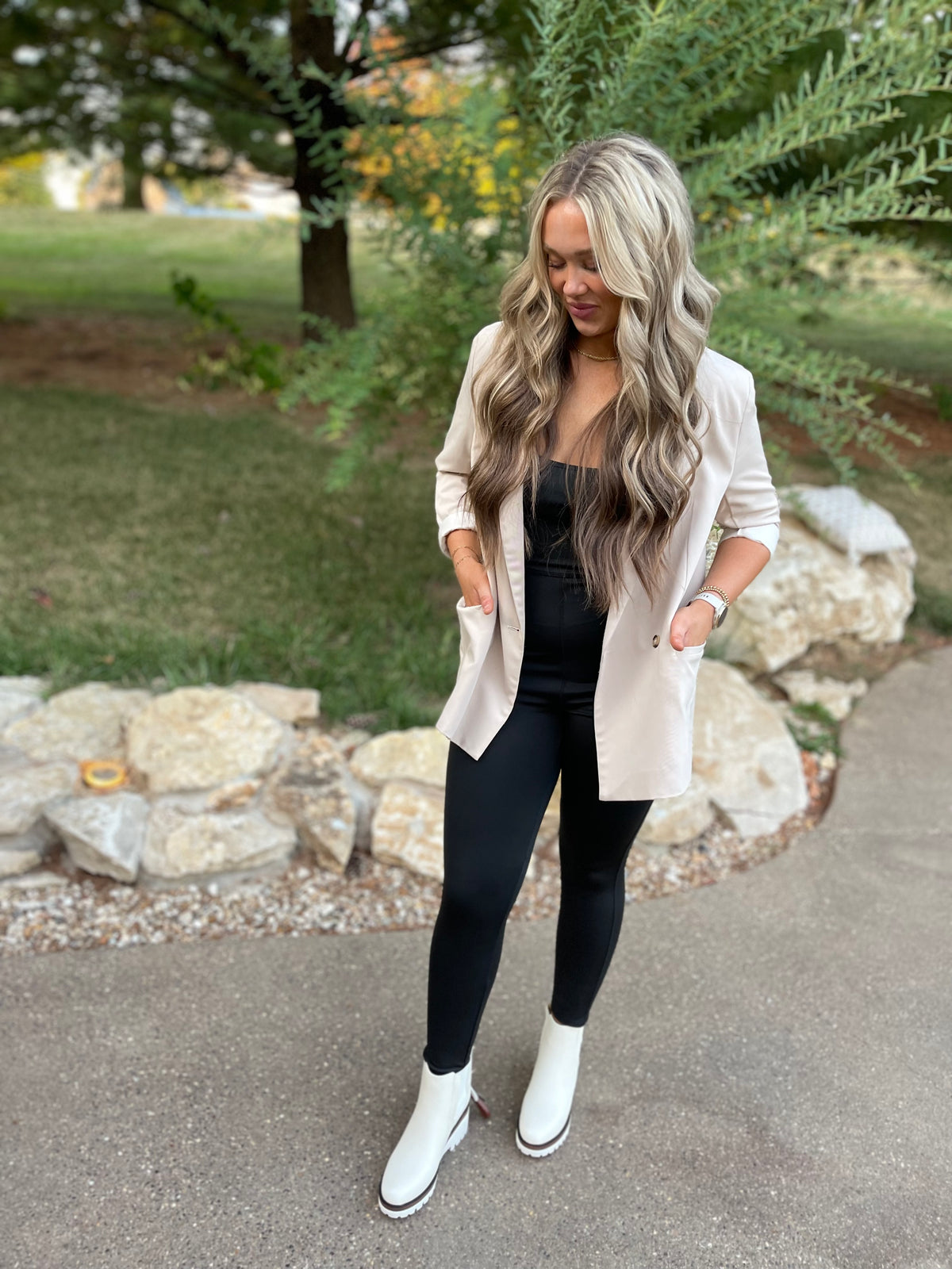Black Sleeveless Spandex Onesie