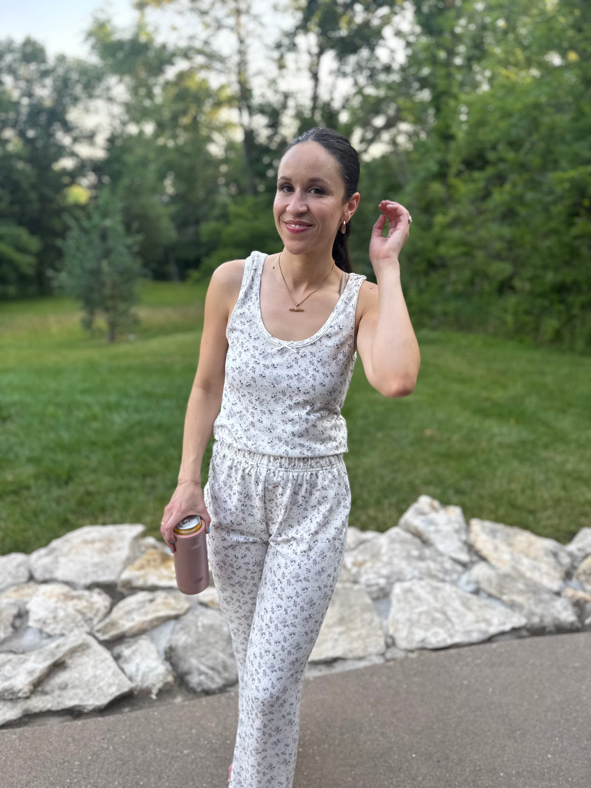 Floral Printed Lounge Pants
