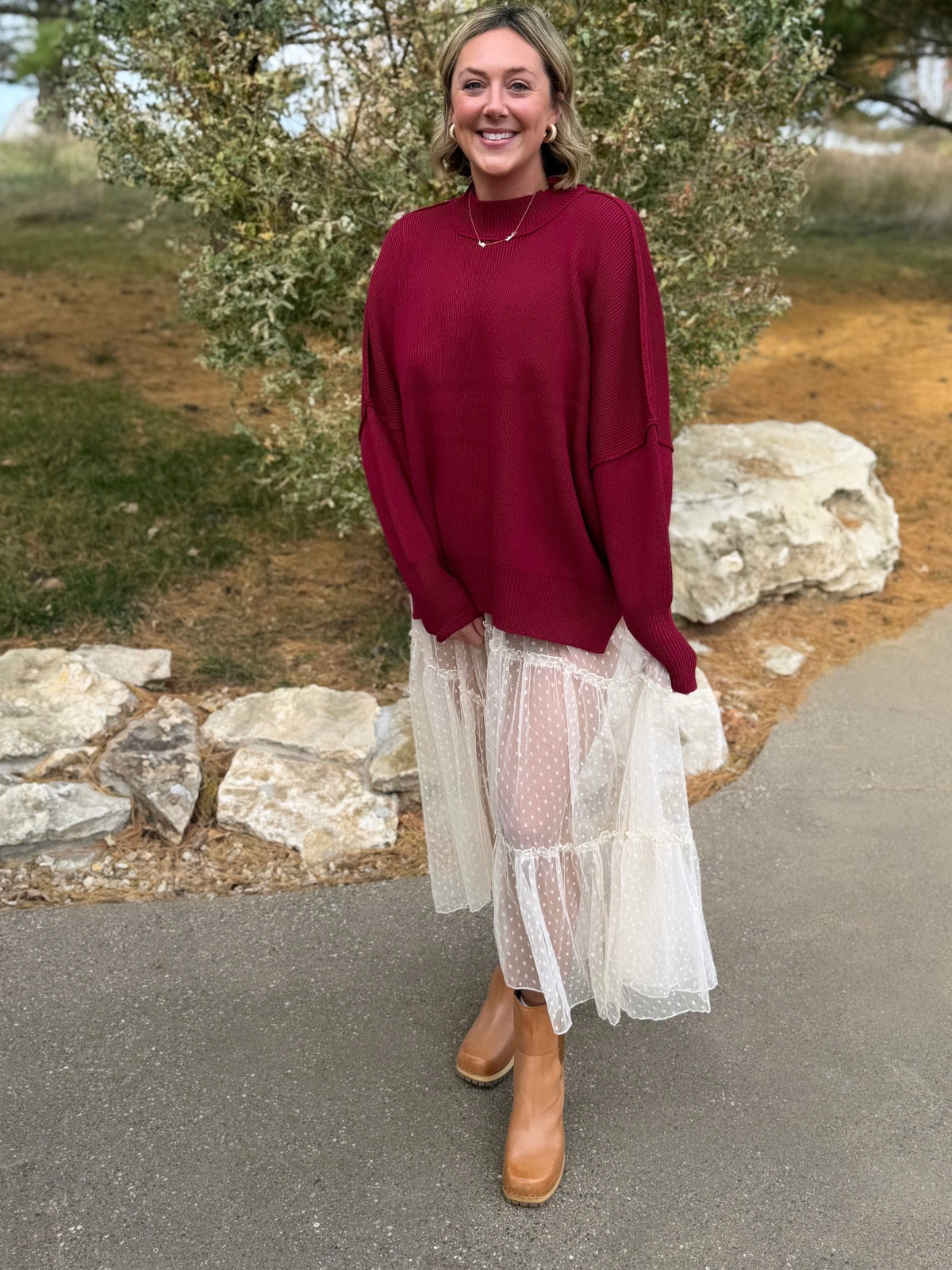 Everyone's Favorite Sweater Cabernet