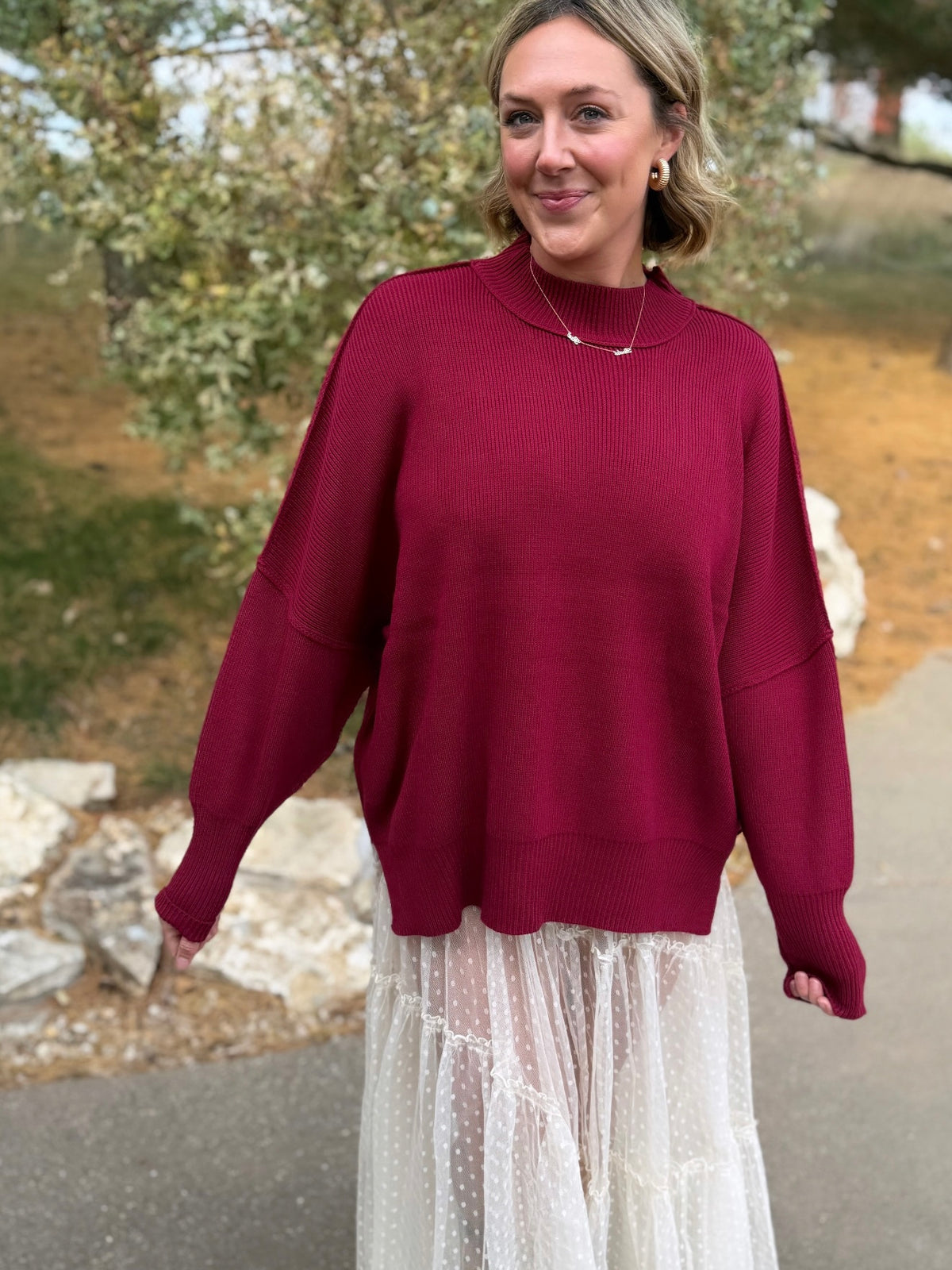 Everyone's Favorite Sweater Cabernet