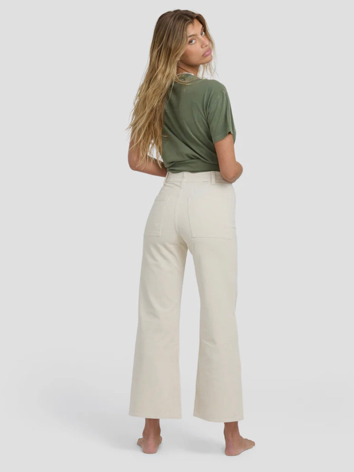 Free Fall High Waist Cord Pants