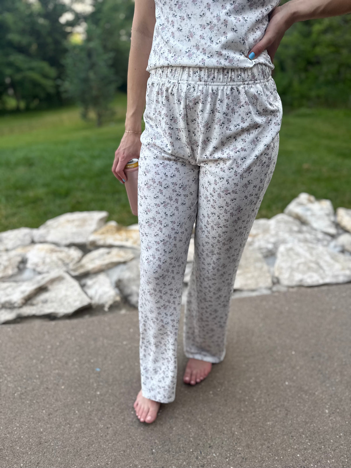 Floral Printed Lounge Pants