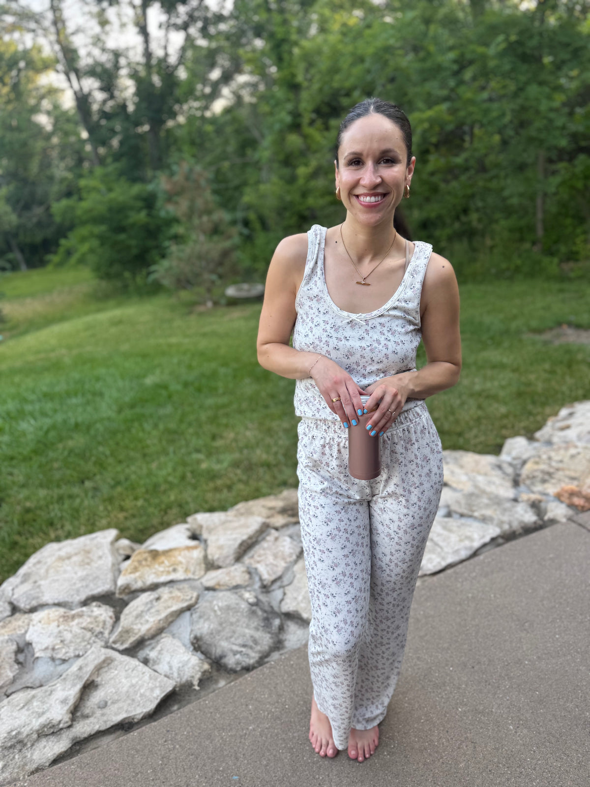 Floral Printed Lounge Pants