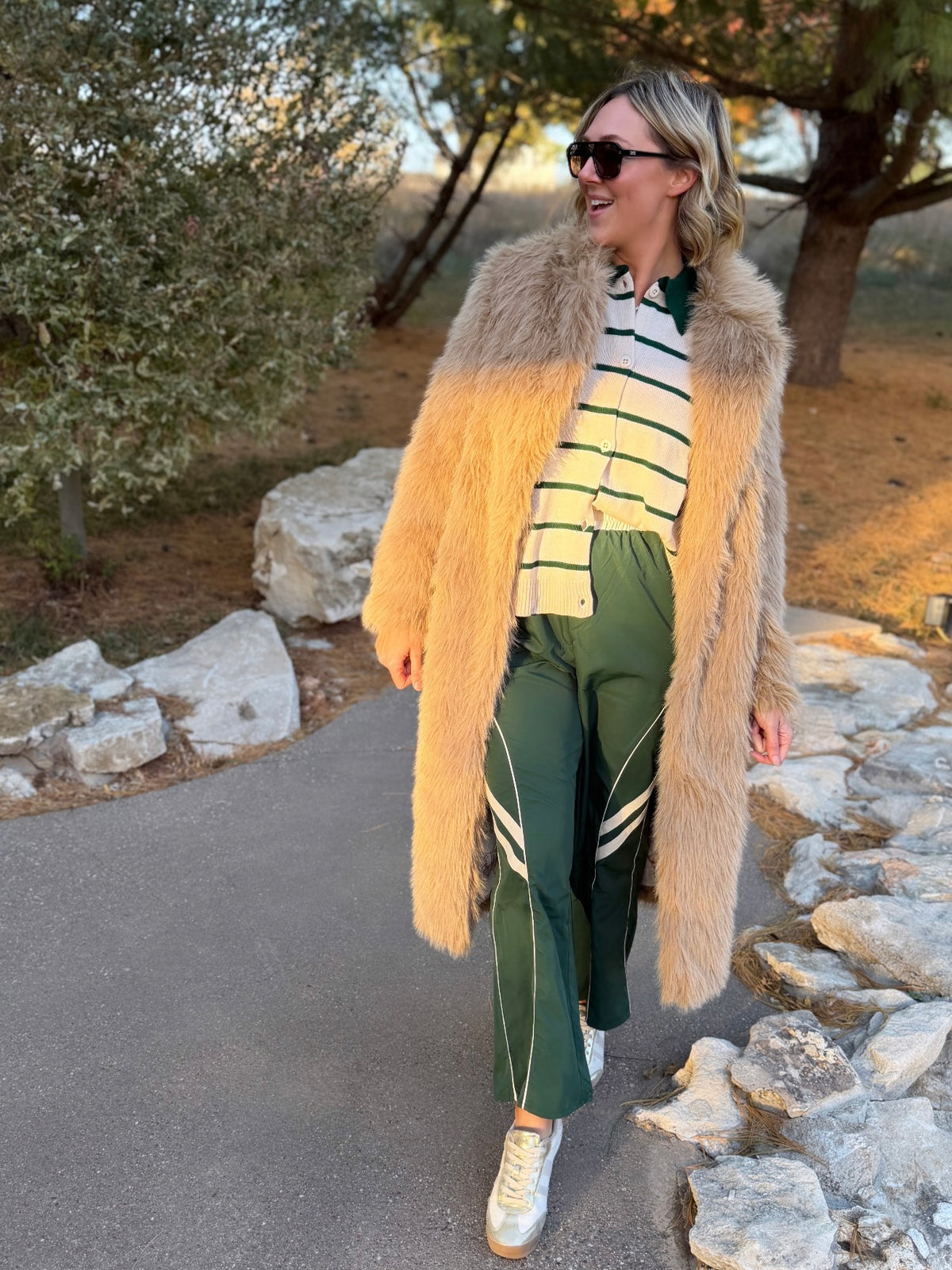 Forest Green Parachute Pants