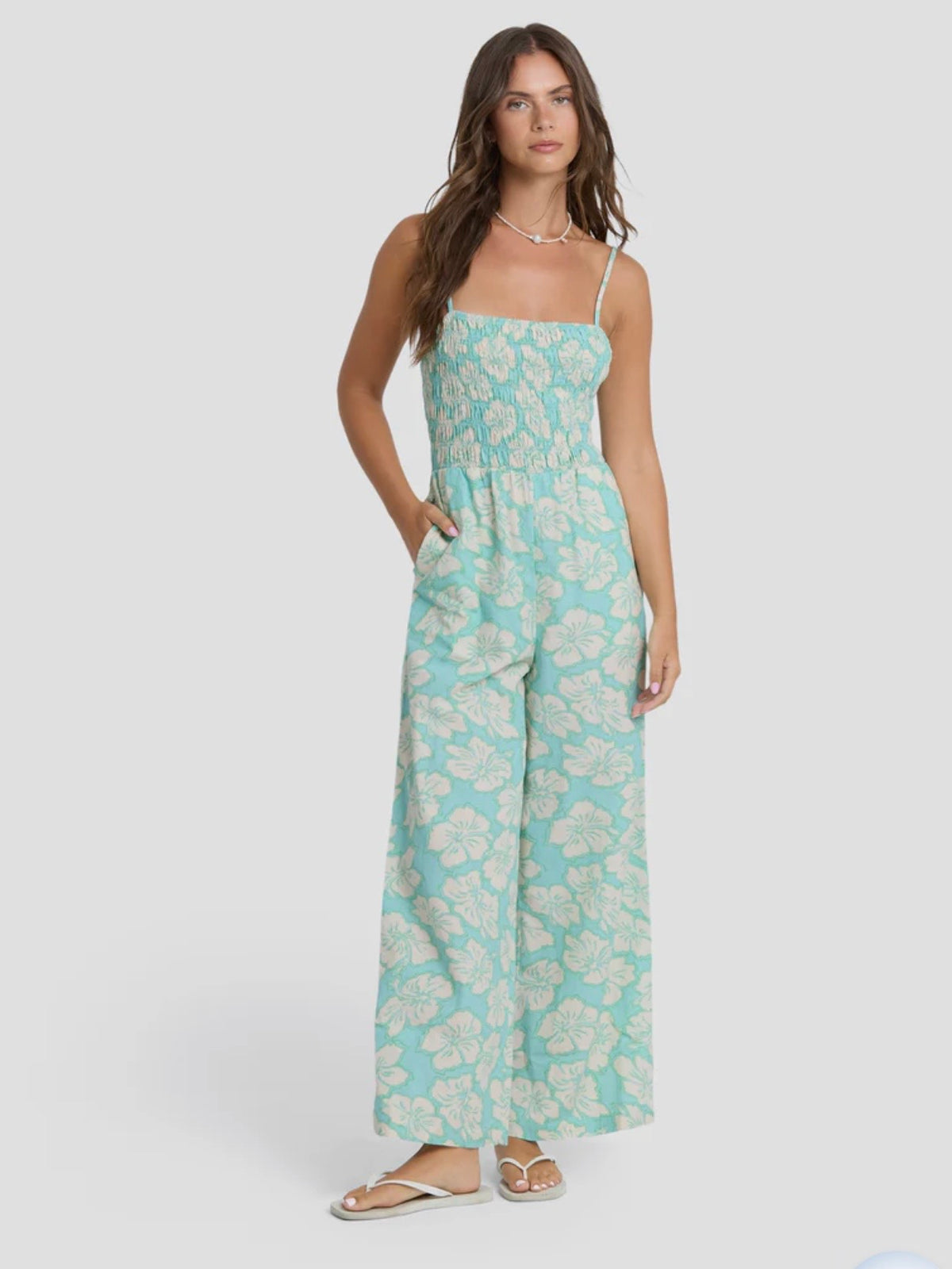 Soft Sands Jumpsuit in Waterfall