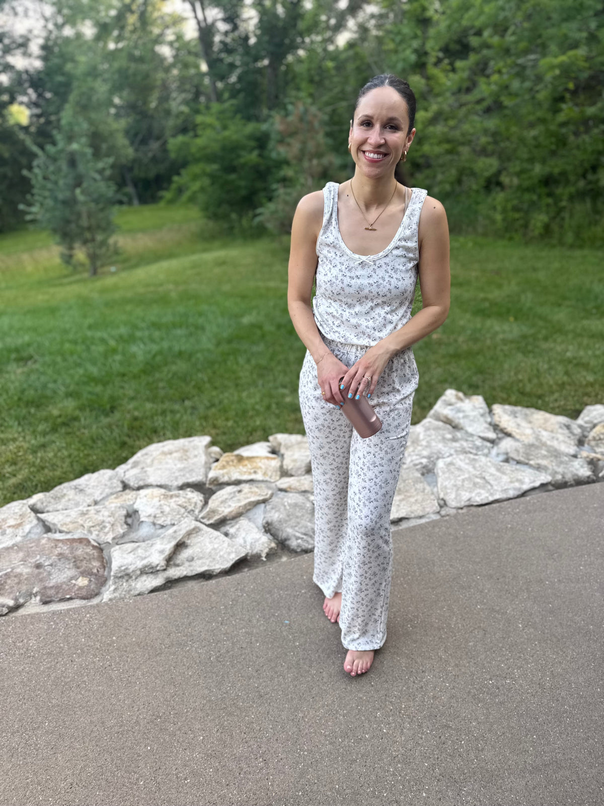 Floral Printed Lounge Pants