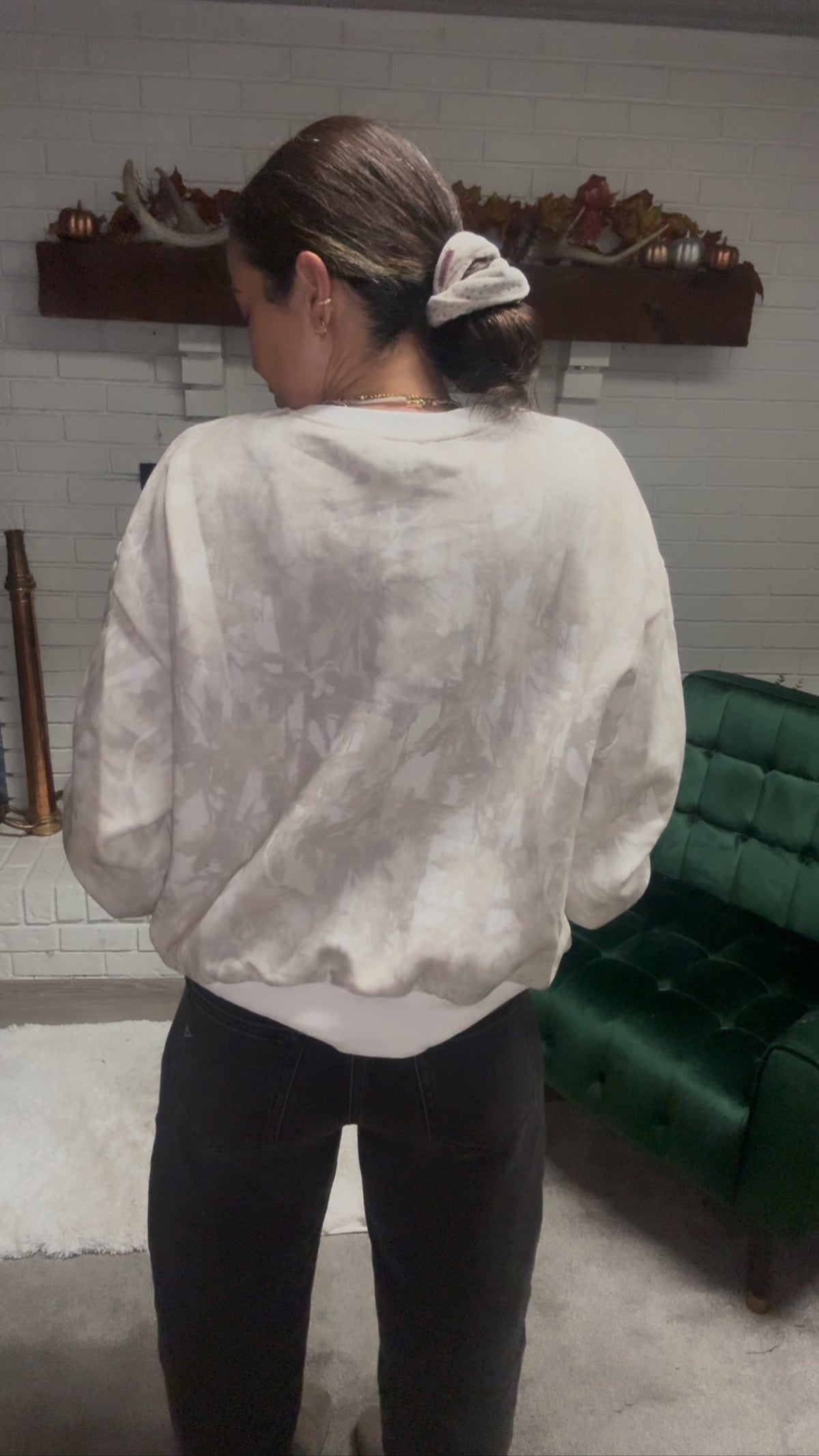 Woodland Camo Crewneck Sweatshirt